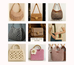 200 Luxury Crochet Handbag Patterns: From Structured Chic to Boho Dreams – Instant Access PDF