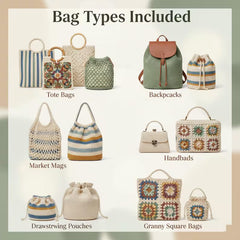 200 Luxury Crochet Handbag Patterns: From Structured Chic to Boho Dreams – Instant Access PDF